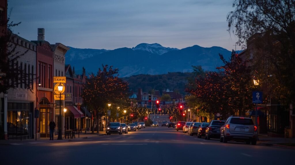 “Downtown Colorado Springs hotels near auto show venues”