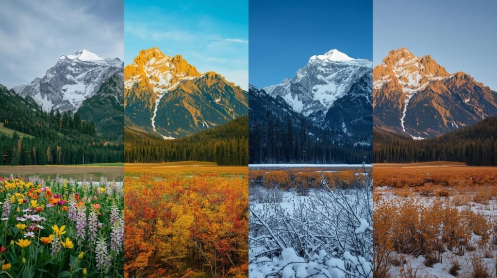 “Grand Teton National Park through four seasons”