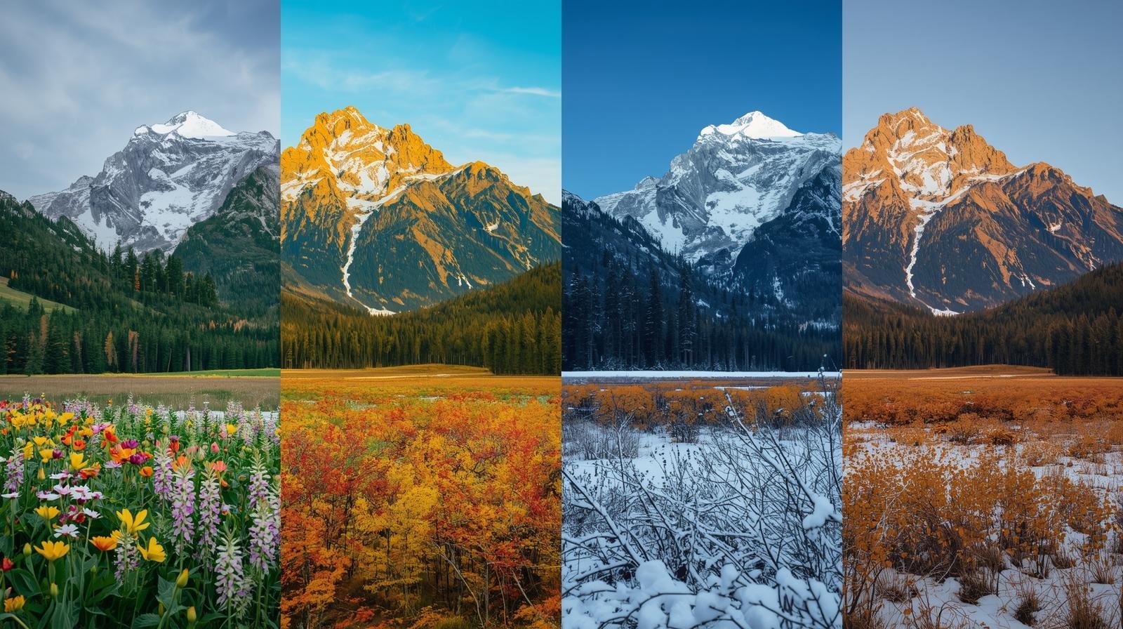 “Grand Teton National Park through four seasons”