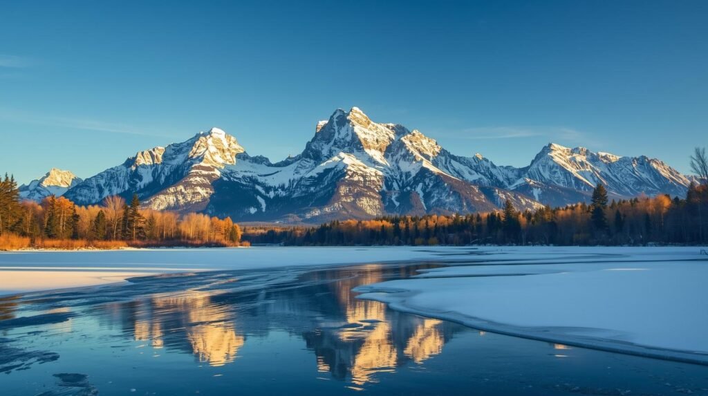“Grand Teton National Park winter landscape”