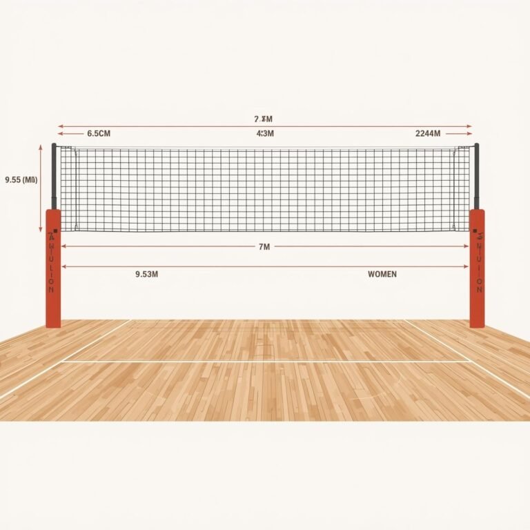 regulation volleyball net