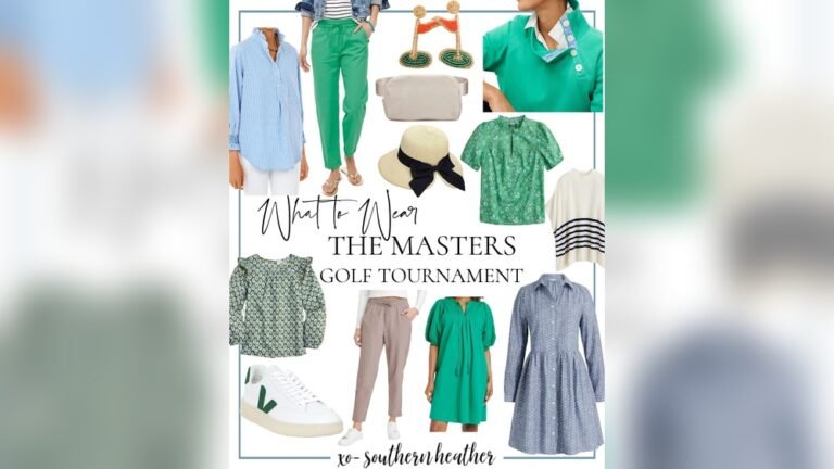 What to Wear to the Masters Golf Tournament: Stylish & Smart Tips